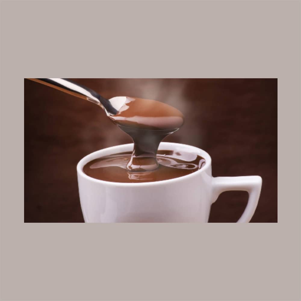 Lucgel Kit Preparato per Cioccolata Calda Gusti Assortiti (30 pezzi) + 1 Tazza e 1 Piattino in Ceramica