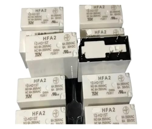 Relé G2R-1A1B-12V-8A HFA2 12-HD1ST de alta durabilidad con 6 pines