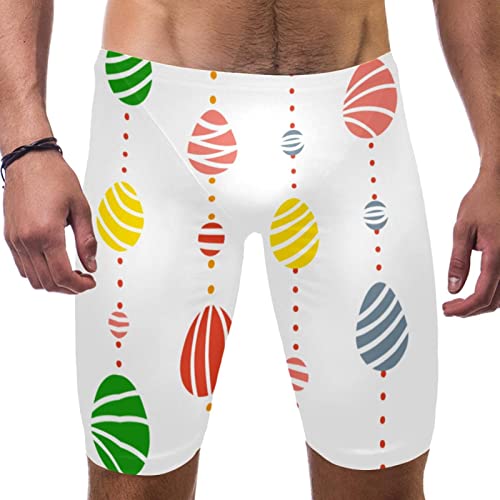 Bañador jammers de natación hombre traje de baño largo entrenamiento resistencia huevos de Pascua