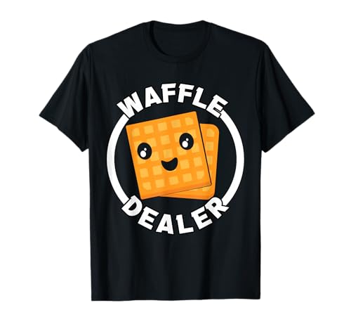 Waffle Dealer Breakfast Fastfoods Seller Food Apparel Ideas T-Shirt