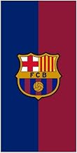 Barcelona FC Microfibre Beach Towels, Blue and Grain, Lamine Yamal, Pedri and Crest Design, 70 x 140 cm, 7 Designs to Choose From (Crest 618)