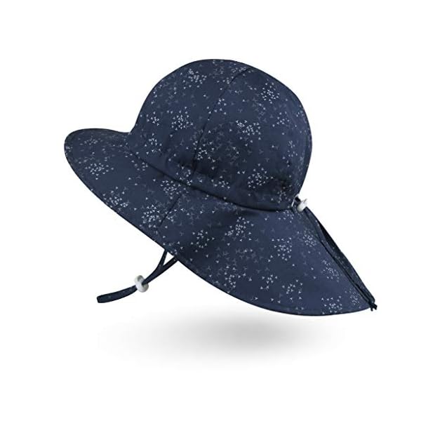 Ami&Li Baby Hut Nackenschutz Kinder Baumwolle Anti-UV UPF 50 Sonnenhut Mädchen Junge Säugling Kind Kleinkind – Bild 3