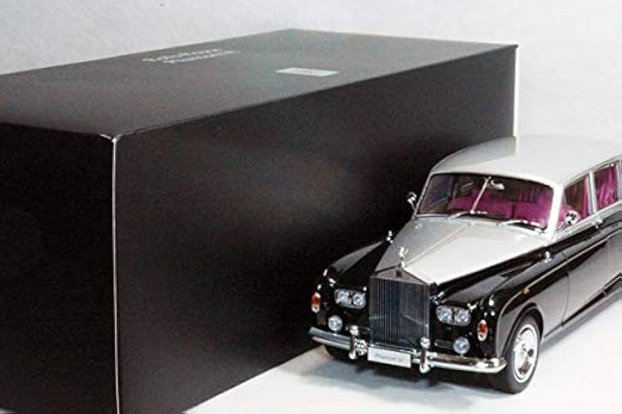 1/18 京商 ロールスロイス ファントム VI ブラック/シルバー 京商 ○ 1/18 ロールス ロイス 〓 ファントム 6 / ( ブラック