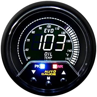 Amazon.co.jp: オートゲージ 油温計 60mm 追加メーター 日本製モーター 