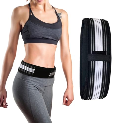 Sacroiliac SI Joint Hip Belt, Circumference 140cm Anti-Slip Adjustable Sciatica Back Support Lower Back Brace Relief Belt for Women Men, Sciatica Pain Relief Products for Pelvis Lumbar Nerve Leg