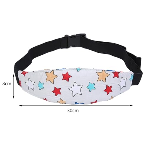 Spldsun 2 Stück Baby Autositz Kopfband, Kindersitz Kopf Halter Autositz Befestigung, Einstellbare Kopfband Autositz Kopfstütze für Baby Autositz, zum Schutz der Sicherheit von Kindersitzen