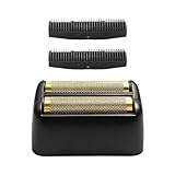 Replacement Head Compatible with BaByliss FX3 Foil Shaver, Replacement Blade Compatible with BaByliss Pro FX3 Foil Shaver Replacement Head, FXX3RFB Black Razor Replacement Foil Head with 2 Cutter-1PCS