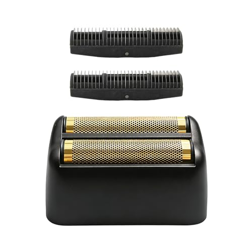 Replacement Head Compatible with BaByliss FX3 Foil Shaver, Replacement Blade Compatible with BaByliss Pro FX3 Foil Shaver Replacement Head, FXX3RFB Black Razor Replacement Foil Head with 2 Cutter-1PCS