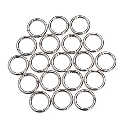 Anneaux brisés en alliage de zinc pour création de bijoux et projets créatifs DIY - 4