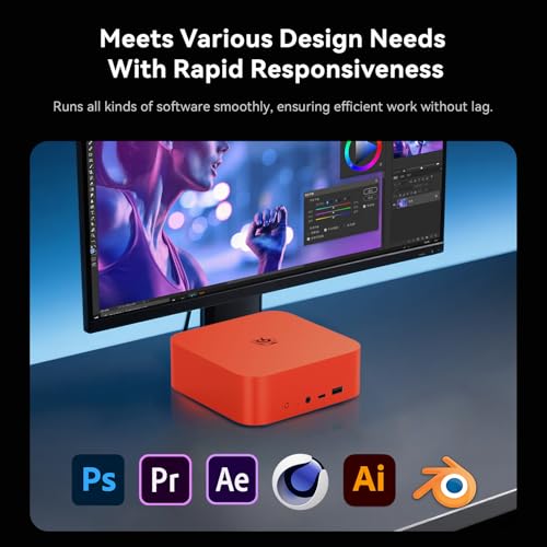 Image of Beelink SER10 MAX OpenClaw Mini PC, Ryzen AI 9 HX470 (12C /24T, up to 5.2 GHz), 64G DDR5 + 2TB SSD Mini Computer, WIFI-6 /BT5.2 /10G LAN, HDMI+DP+USB4 Triple-Display, Dual-System Mini Gaming PC