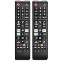 (2 Pack) Universal Remote for All Samsung TV Remote Control - Replacement Compatible with Samsung Smart TV, LCD, LED, 3D, HDTV, & Series TV - No Setup Required - Works with All Samsung TVs