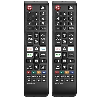 (2 Pack) Universal Remote for All Samsung TV Remote Control - Replacement Compatible with Samsung Smart TV, LCD, LED, 3D, HDTV, & Series TV - No Setup Required - Works with All Samsung TVs