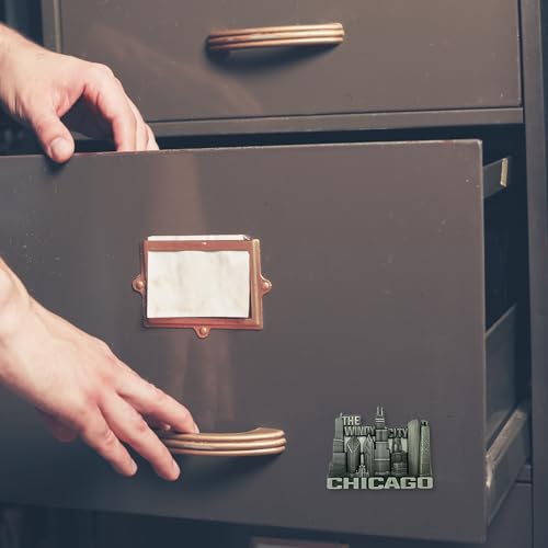 Imán Decorativo Souvenir Chicago 2.25 x 3 pulgadas miniatura 5