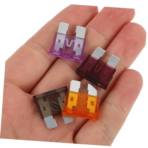 Juego de 50 fusibles mini automotrices para automóvil, kit de repuesto miniatura 3