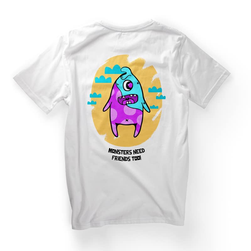 Alfaq - From Imagination To RealityAlfaq Back Monsters Need Friends Too Tshirt for Mens and Womens