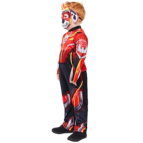 amscan 9918120 amscan - Kids Officially Licensed Paw Patrol Marshall Boys Costume (Ages 3-6 Years, Multicoloured - Image 3