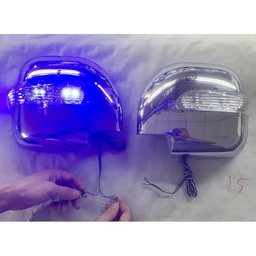 Couvercle de miroir chromé LED ABS pour Mitsubishi Montero 2001-2006