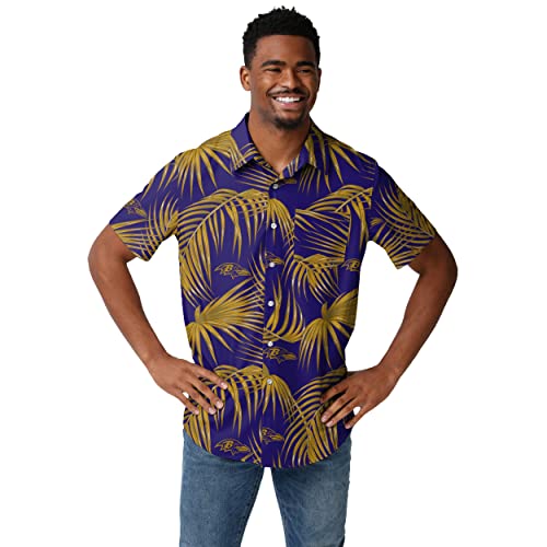 Camisa hawaiana de los Baltimore Ravens para barbacoas de verano 2