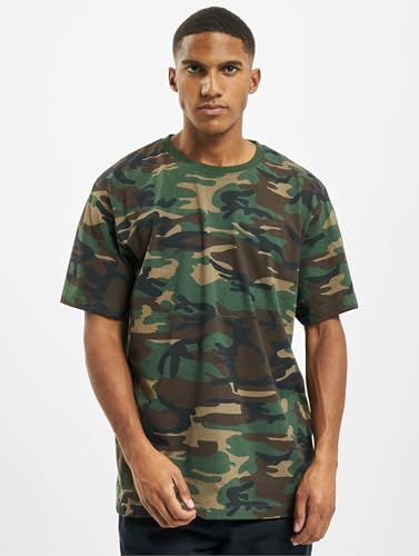 Image of Brandit Camo T-Shirt | Made from pure cotton in camo pattern. With crew neck and short sleeves.