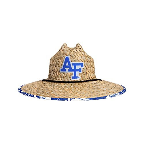 Image of FOCO Men's NCAA College Team Logo Floral Straw Sun Hat