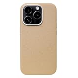[ UNiCASE 公式 ] iPhone15Pro MagSafe対応 スマホケース[ MagSafe 充電に対応 PU レザーケース ] 耐衝撃 マグセーフ アイフォン [ ユニケース ] Mag Plain Case for iPhone15Pro (beige)