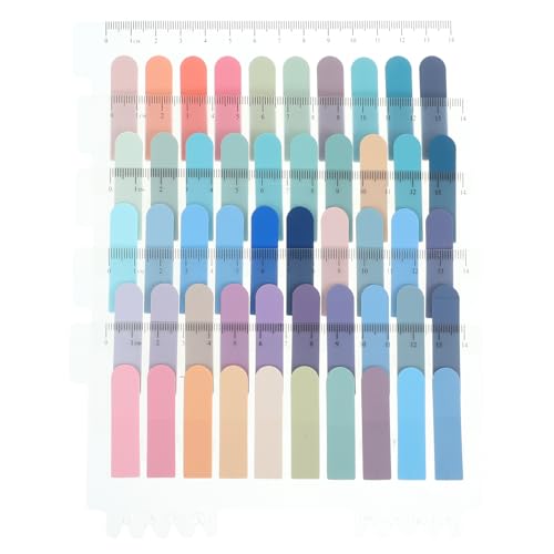 HIAKDOFT 5枚 色粘着ページタブ 軽量コンパクトな丸型付箋 学校 オフィス向け読書用インデックスマーク 便利な手帳用ページフラグ