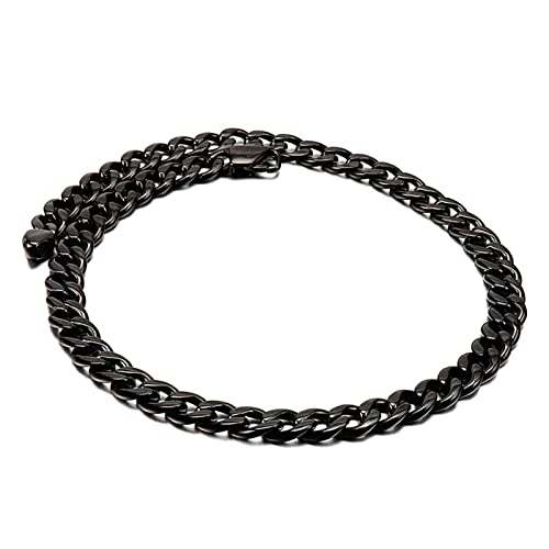 Collier gourmette hommes en acier argent pour un style casual quotidien