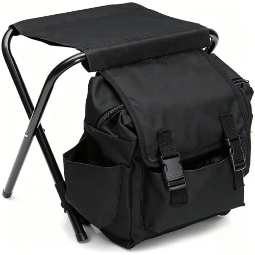 Yintrinsic Tabouret pliable avec sac à dos imperméable