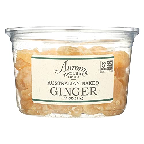 AURORA PRODUCTS Australian Crystallized Ginger Chunks, 11 OZ