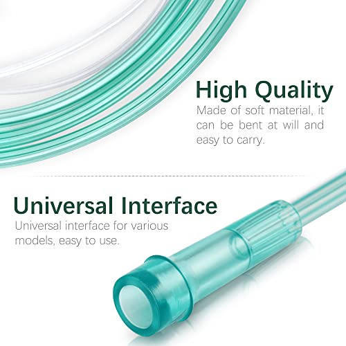 Ansnf Standard Oxygen Nasal Cannula For Adult - 7 Ft, Soft Material, Kink Resistant, Lightweight Tubing (5 Pack) #TOP2