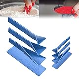 ZoeDK 3-in-1 Polygonal Folding Measuring Spoon Set - Multi-functional Flat Kitchen Tool for Cooking, Baking, and Liquid Ingredients