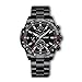 Produktbild FOWAWU Chronograph Armbanduhr Herren,47mm große schwere Edelstahl Analoguhr Herrenuhr,30M wasserdicht Business Easy Read Auto Date Sport Uhren Herren
