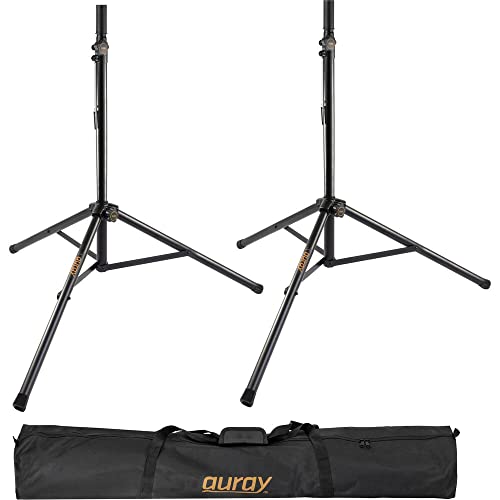 Jbl Professional Eon208P Portable All-In-One 2-Way Pa System Bundle With Auray Ss-47S-Pb Speaker Stand With Tripod Base And Carrying Case, And 2X 20 Xlr-Xlr Cables #TOP5