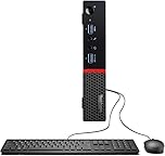 Lenovo ThinkCentre M600 Mini Desktop Computer, Intel Pentium N3700, 8 Go de RAM, SSD de 256 Go, Wi-FI, Bluetooth, Clavier US QWERTY, Windows 11 Pro (reconditionné)