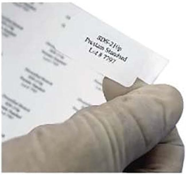 Diversified Biotech LCRY-1700 Polyolefin Cryo-Babies Laser Label, Use with 1.5ml Tubes, 0.50" Width x 1.28" Length, White (Pack of 1700)