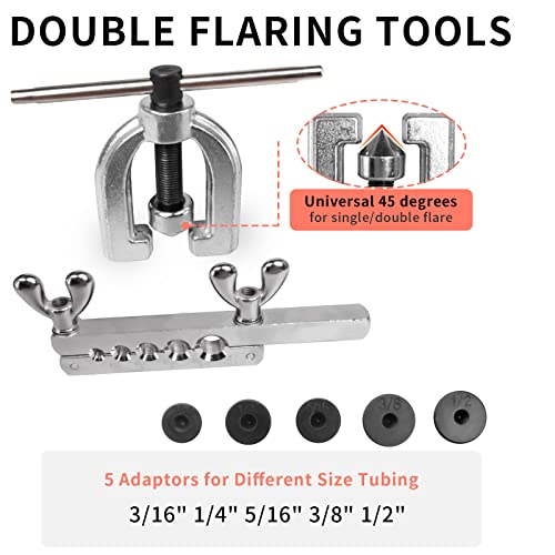 image for MuHize Brake Line Tubing with Tool Kit - Copper Coated 3/16 Brake Line