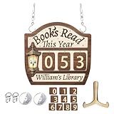 Matériau performant : Conçu en bois soigneusement sélectionné, le compteur de livres présente une structure solide et durable qui résiste à l'usure. Il reste en parfait état malgré les manipulations fréquentes, accompagnant fièrement l'évolution de vos exploits littéraires.