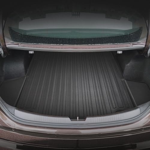 Premium Cargo Liner for Chevrolet Malibu Sedan 2019-2025 - 100% Protection - Custom Fit Car Trunk Mat - All-Season Black Cargo Mat - 3D Shaped Laser Measured Trunk Liners for Chevy Malibu