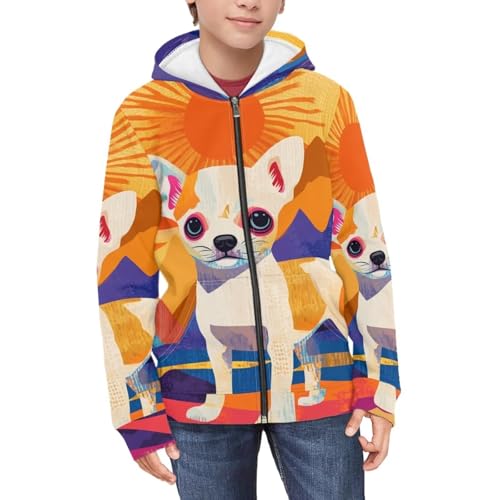 Cumagical Kids Hooded Zip-Up Sweatshirt Comfort For Active Children3