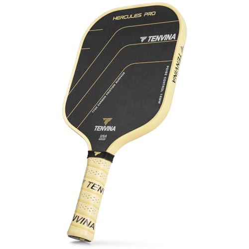 Image of TENVINA Pickle Ball Paddle, Thermoforming 4-Layer T700SC Friction Carbon Fiber Pickleball Paddle, USAPA Approved Professional Pickleball Paddles Offering Strong Spin and Power for Athletes