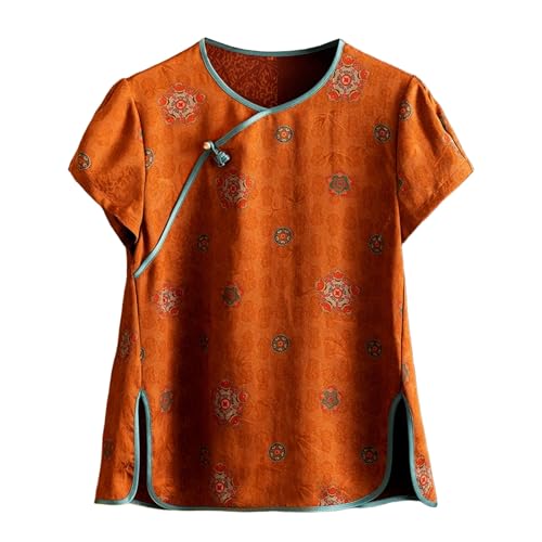 Chemisier jacquard soie femme HangErFeng haut de gamme imprimé nuage