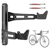 Regolabile individualmente – Distanza dal muro 18,5–28 cm, altezza fino a 20 cm, lunghezza fino a 10 cm; regolabile in modo flessibile in base al tipo di bicicletta.