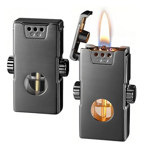 Encendedor de queroseno recargable con tanque LED y 4 modos para barbacoa 2