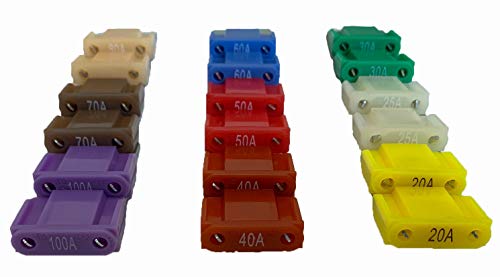 Truck Upfitters 250 pc Assorted Automotive Blade Fuse Kit for Cars, Trucks, RVs, Trailers, and SUVs. Compatible with 6 Most Common Blade Fuses, incl Maxi, Medium, Mini, Lo-Pro Mini, Micro2 & Micro3