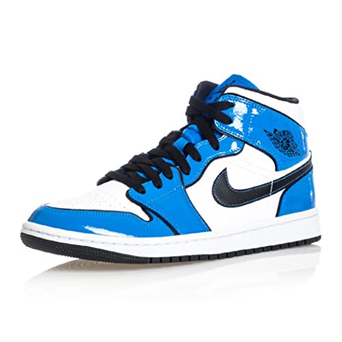 Image of Jordan Mens Air 1 Mid SE DD6834 402 Signal Blue - Size 8.5