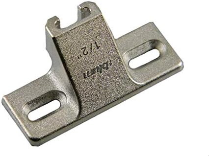 130.1100.23x10S 130.1100.23, Plate, Face Frame, 1/2" Overlay (Pack of 10 with Screws), Nickel Finish