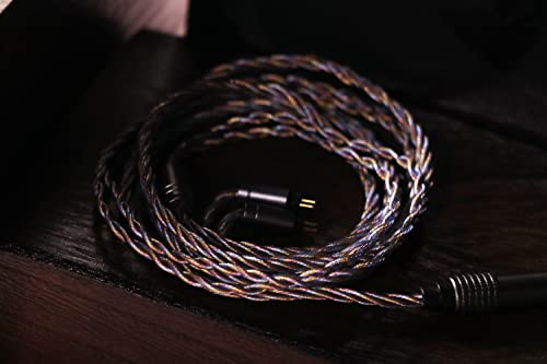 Image of Tripowin Zoe Upgraded Earphone Cable 4-Core Pure Copper Silver-Plated Copper Gold-Plated 24AWG Litz Wire Compatible with KZ ZS10 PRO TINHIFI T2 T3 Plus Tripowin Olina Mele (2pin-0.78mm, 4.4mm, Zoe)