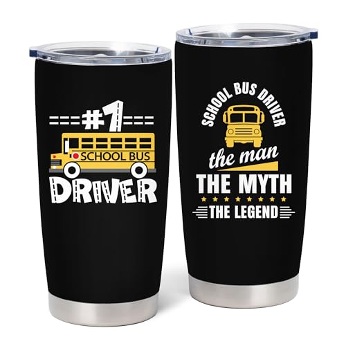 Cudoviqu School Bus Driver Appreciation Gifts for Men - Back to School Gifts for Bus Driver - Thank You Gift for Bus Driver - Best Bus Driver Ever Gift