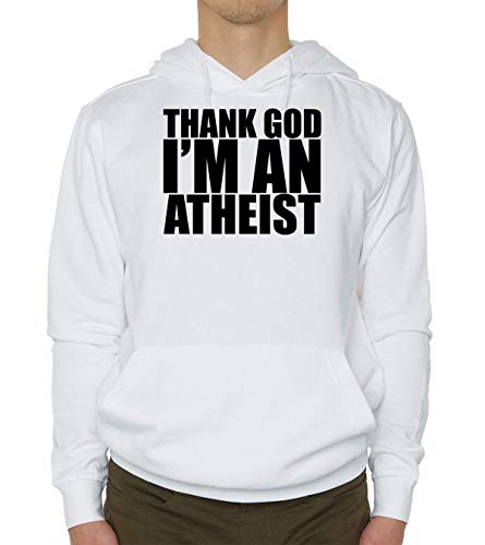 Sweat-shirt humour athée blanc pour exprimer sa personnalité avec audace
