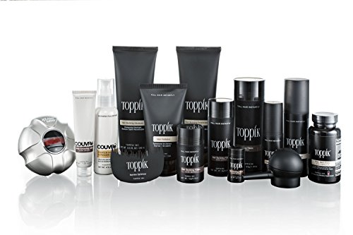 Fibra Capilar Toppík Hair Black - Maquiagem Capilar Preto - 27.5 g